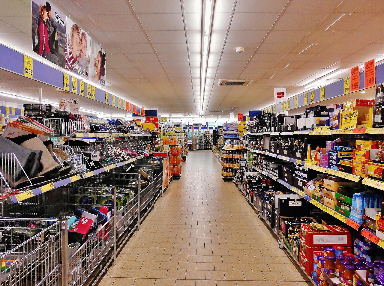 Unterhaltsreinigung Supermarkt